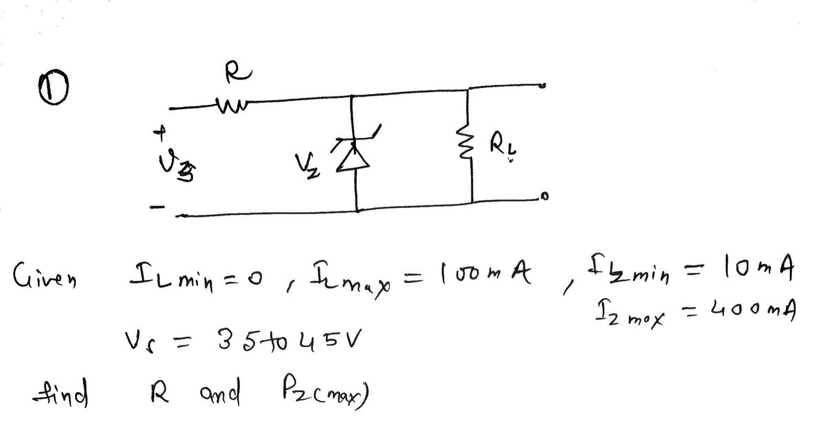 Electrical Engineering homework question answer, step 1, image 1